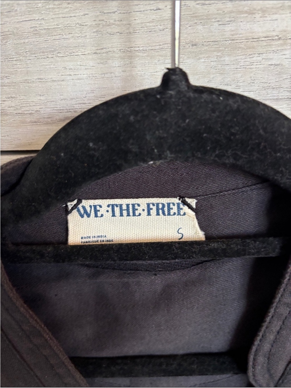 Free People We The Free “We Stick Around” Black Studded Sleeveless Button Top - Picture 7 of 7